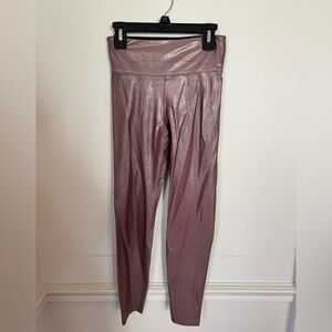 Heroine Sport Shimmering Pink Leggings